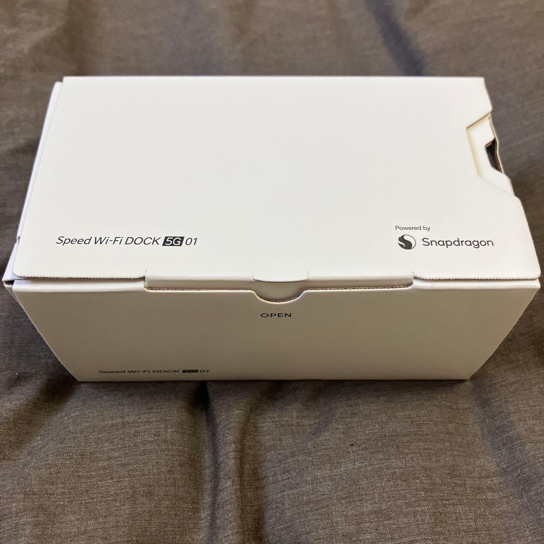 Speed Wi-Fi DOCK 5G 01 数回使用　uqモバイル