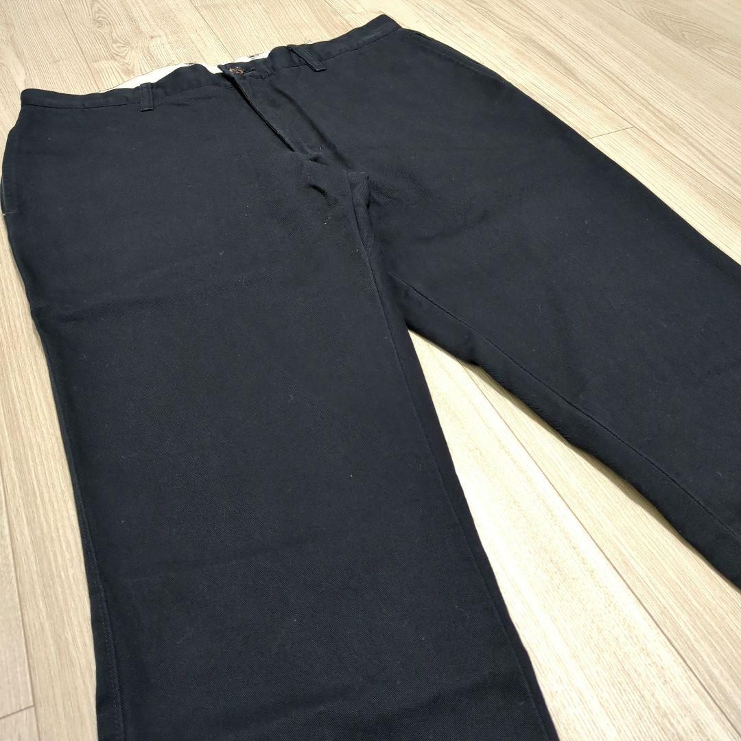 【美品】バーンストーマー ドレスチノパンツ トラウザー 日本製