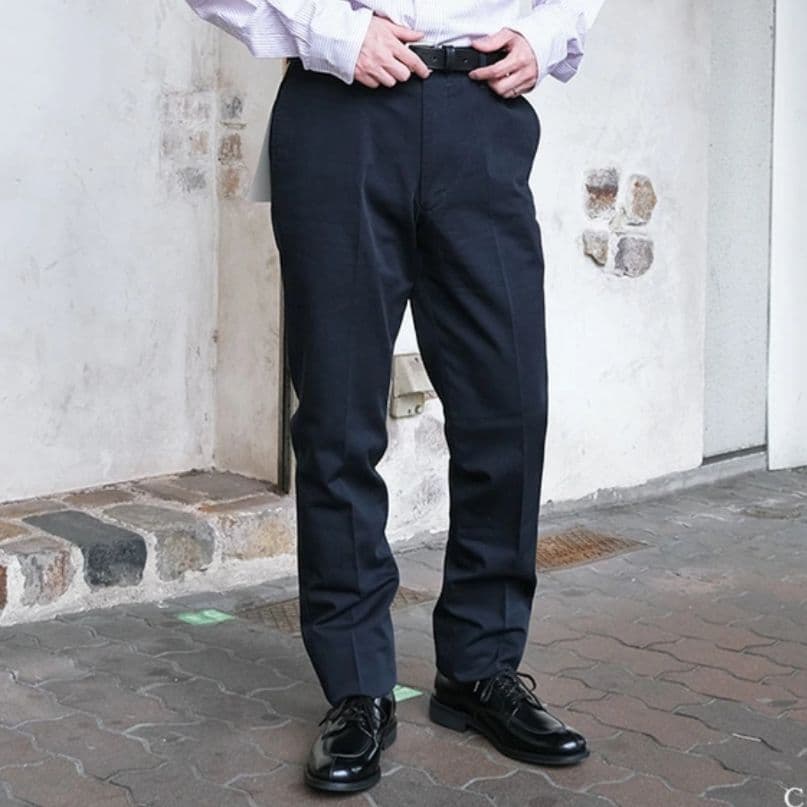 【美品】バーンストーマー ドレスチノパンツ トラウザー 日本製