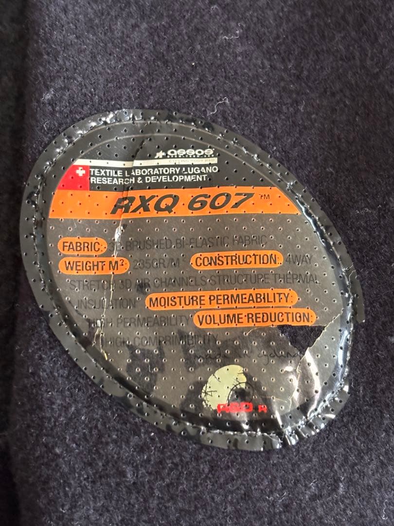 アソス　ウィンタージャージ　EVO7 RXQ607 M