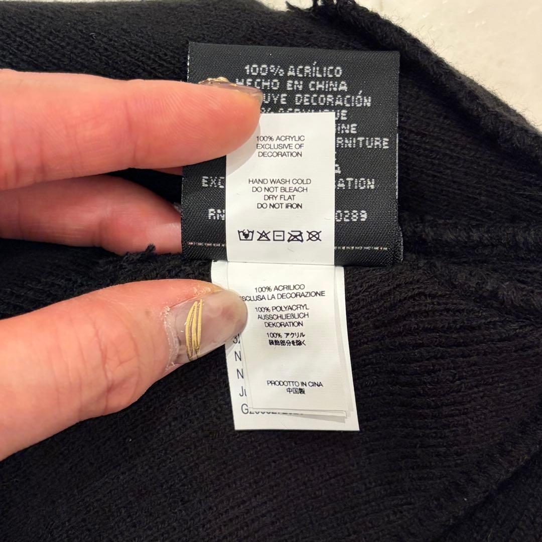 【極美品】Supreme New Era黒 ニット帽 ビーニー