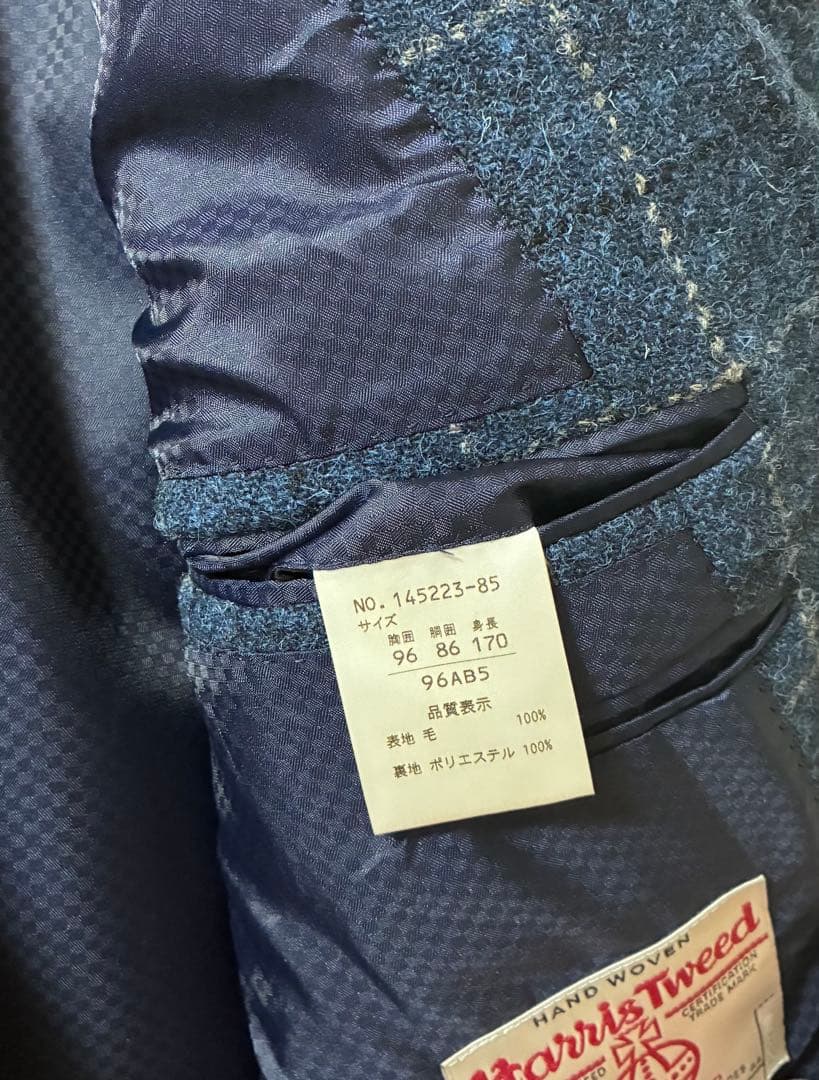 オックスフォードクラシック ハリスツィード テーラードジャケット