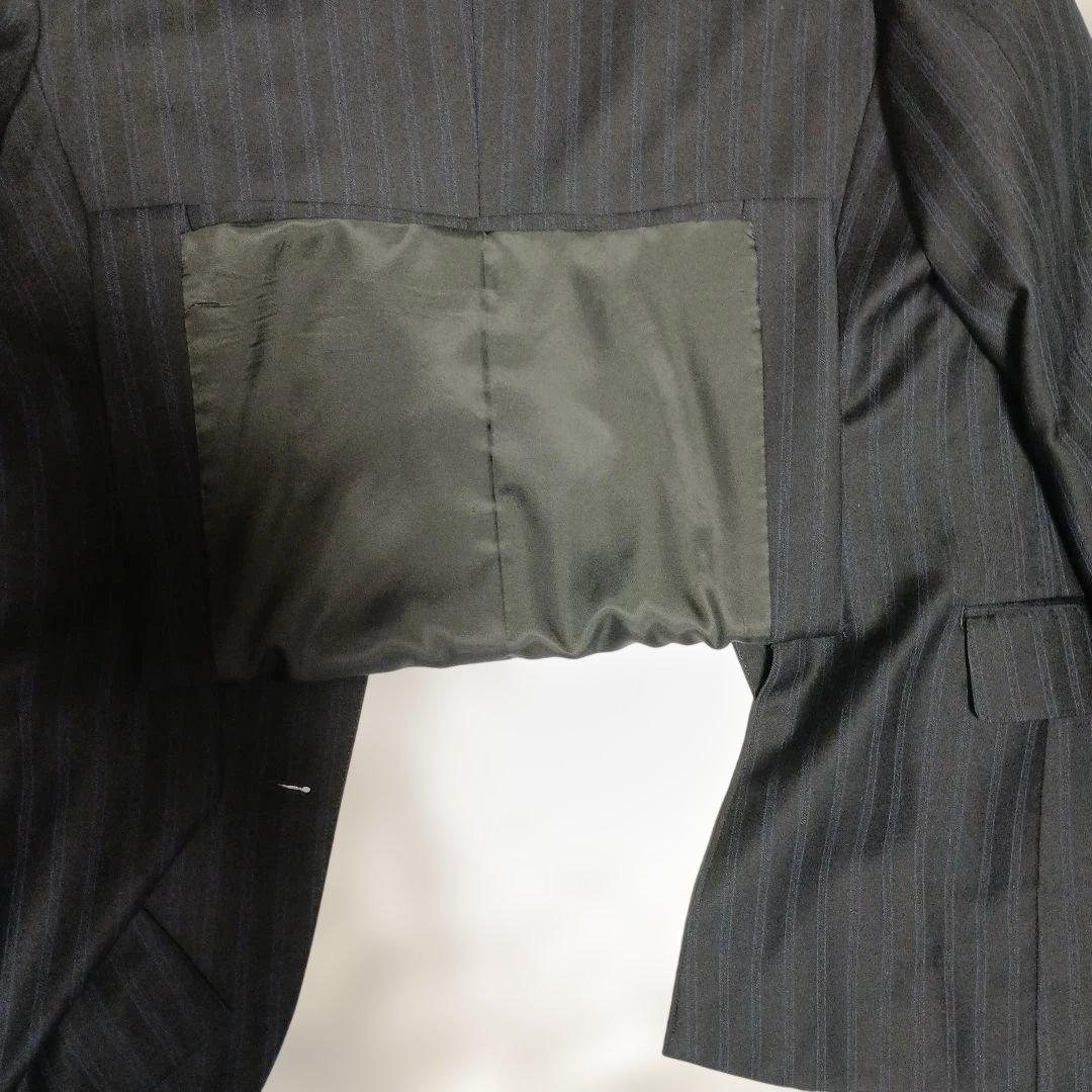 オーダースーツ　ストライプ　A7程度　デルフィノ　delfino