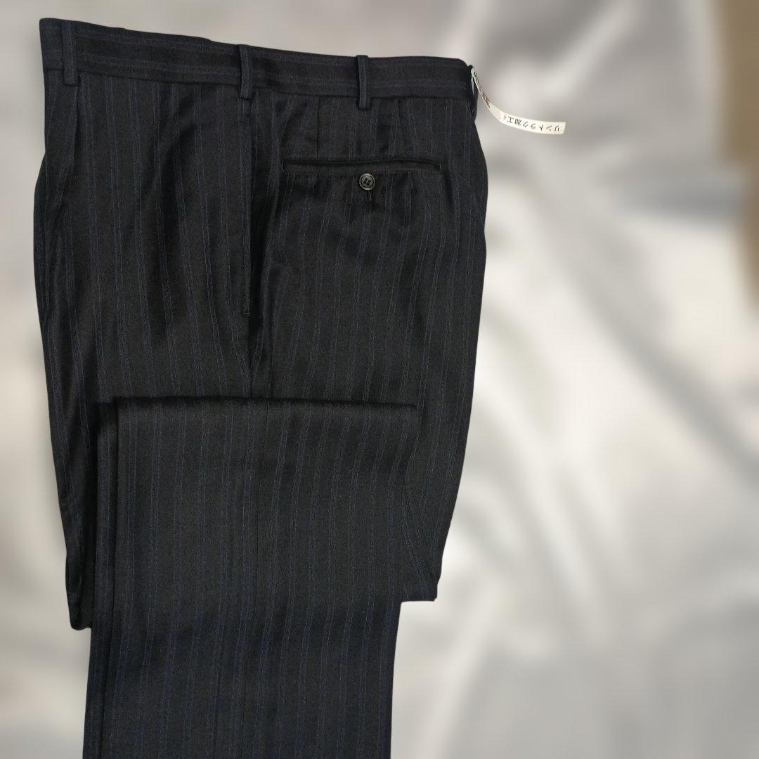 オーダースーツ　ストライプ　A7程度　デルフィノ　delfino