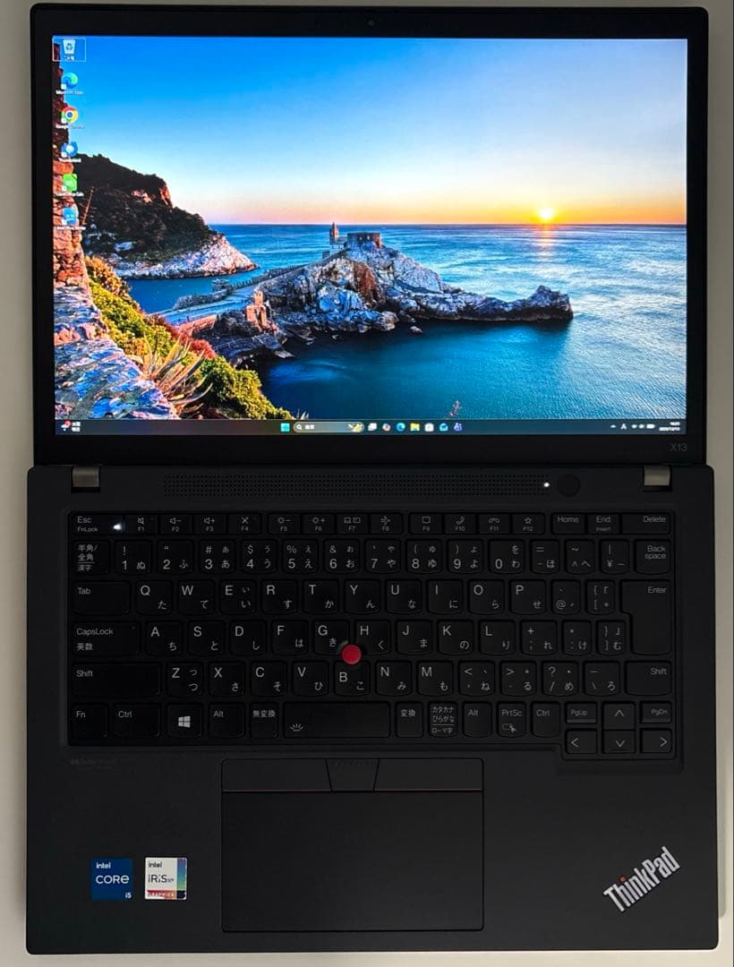 【美品】ThinkPad X13インテル第11世代i5⭐️バッテリー99.9%