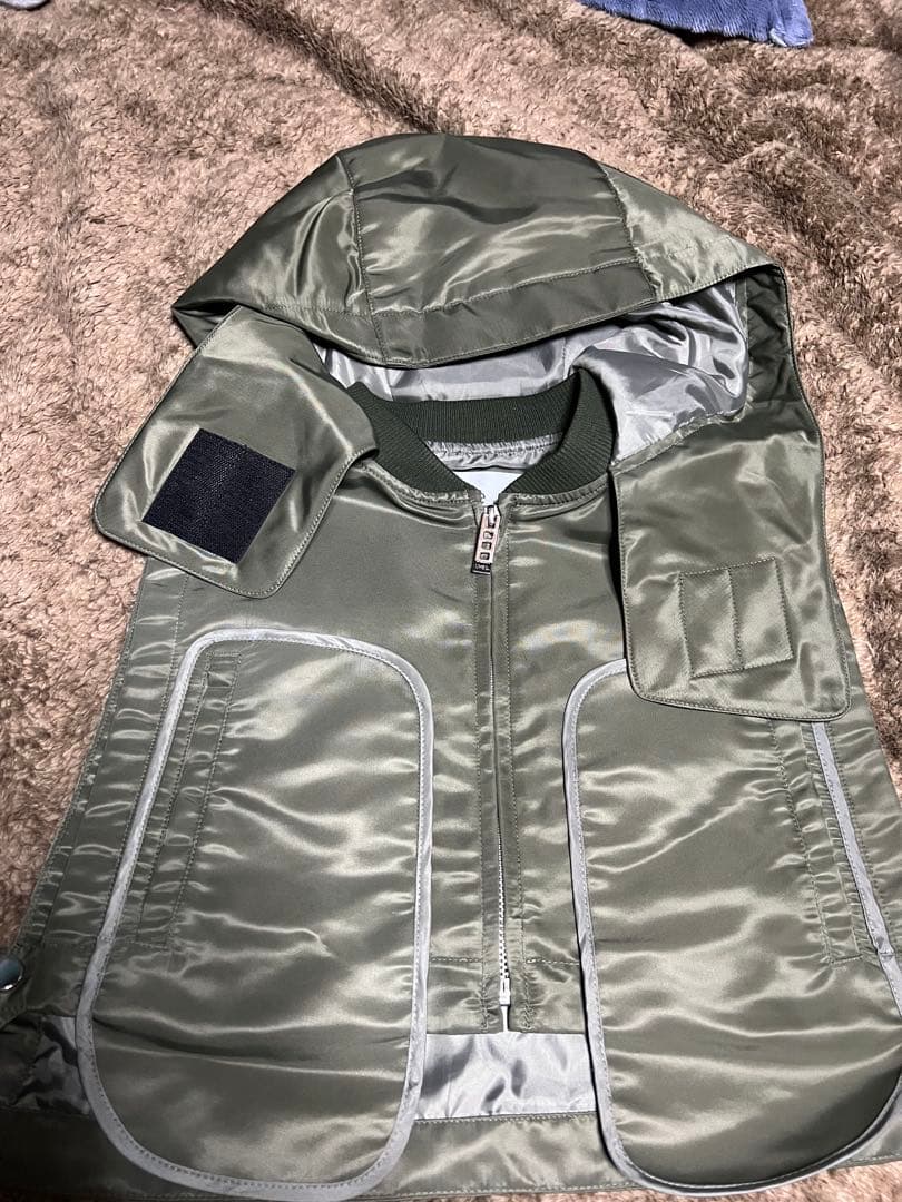 un3D.アンスリード◎フードベスト カーキ