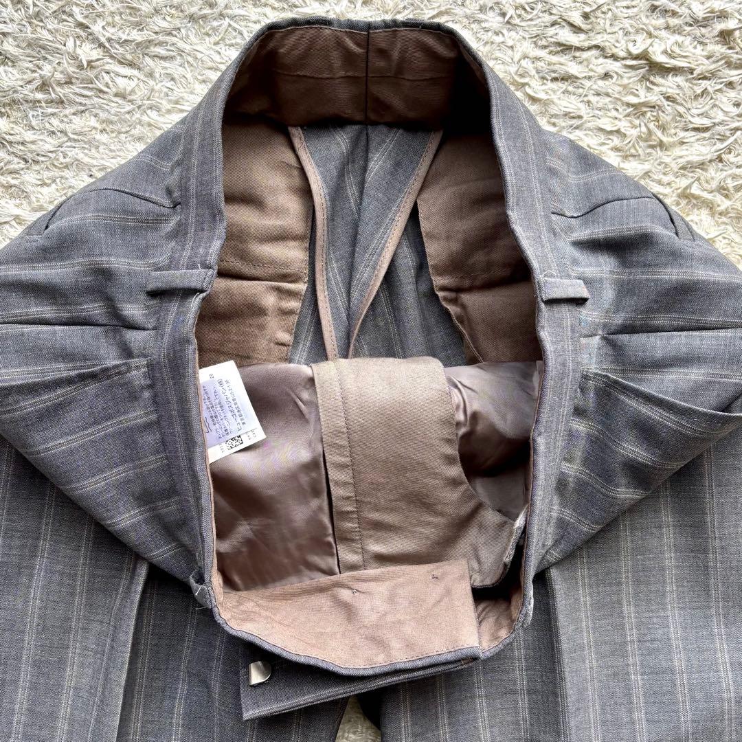 ヒューゴボス HUGO BOSS セットアップ スーツ 2B グレー 48