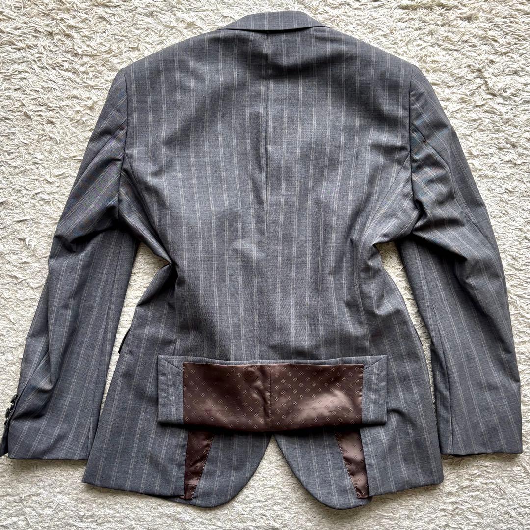 ヒューゴボス HUGO BOSS セットアップ スーツ 2B グレー 48