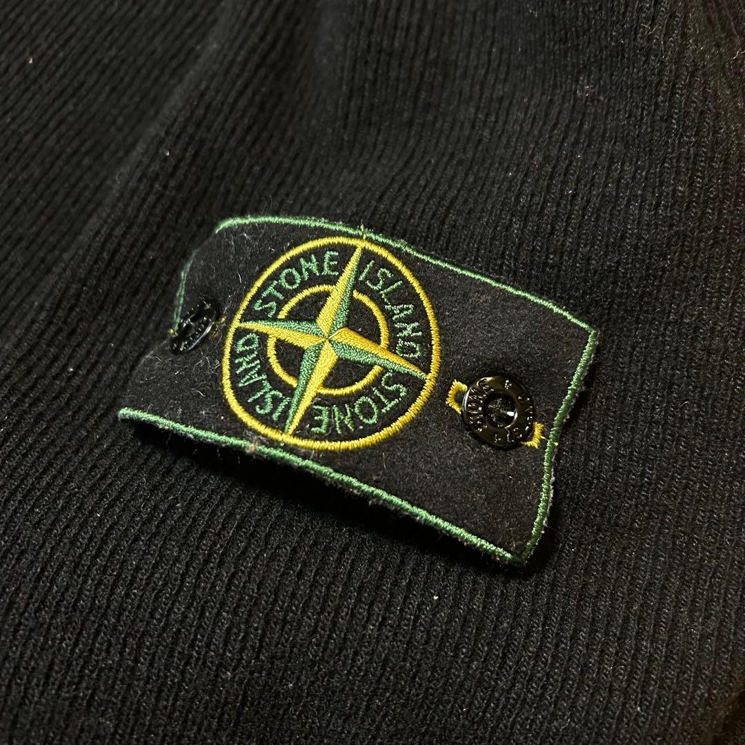 Stone  モックネック ニット ブラック XL グリーンエッジ