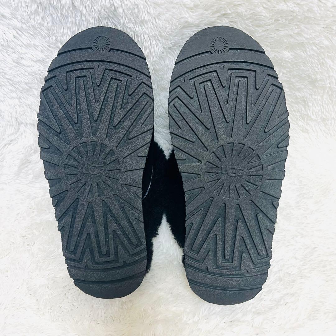 美品 UGG アグ ディスケットW Disquette 厚底 スリッポン 24