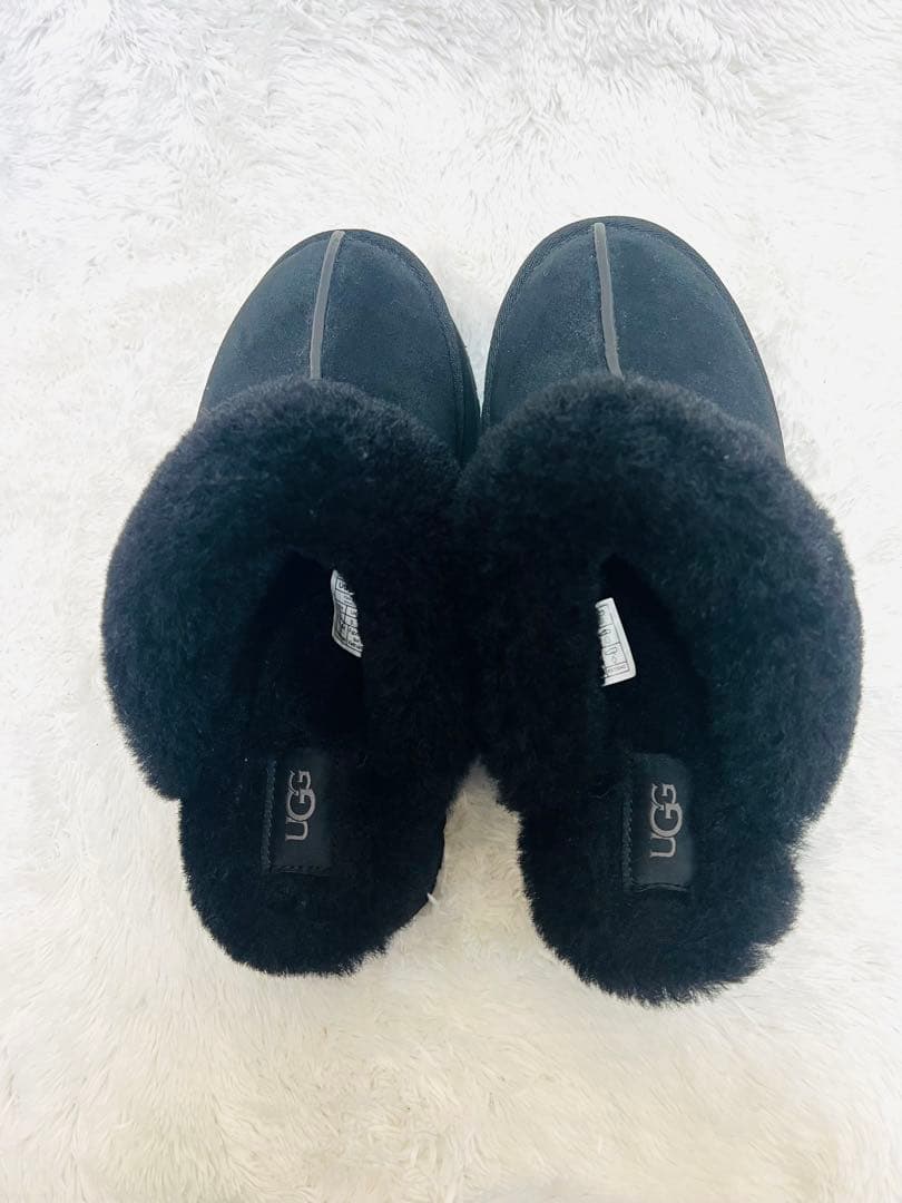 美品 UGG アグ ディスケットW Disquette 厚底 スリッポン 24