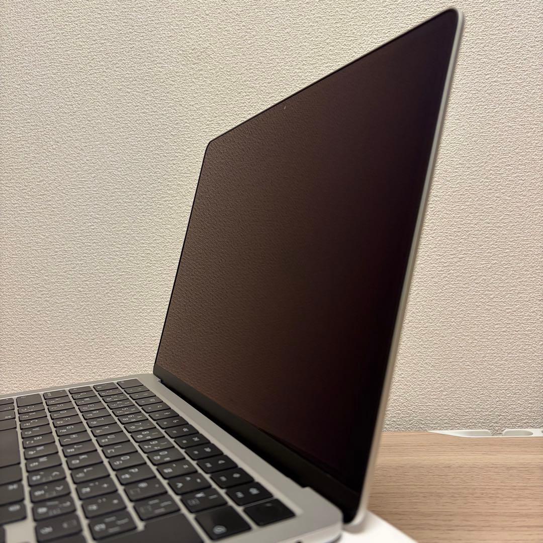 【超美品】MacBook Air M2 シルバー 16GB 512GB