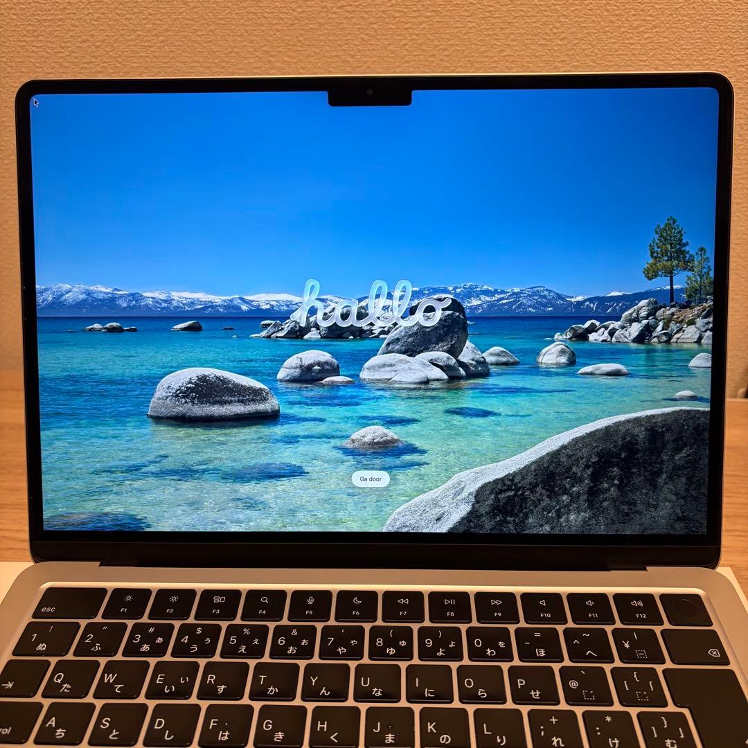 【超美品】MacBook Air M2 シルバー 16GB 512GB