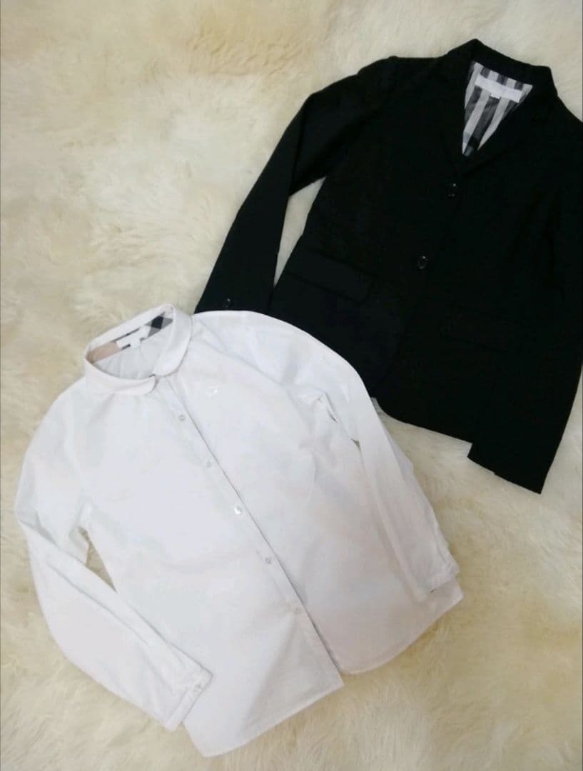 の*あ様 今週限り！ BURBERRY　フォーマルスーツ　160サイズ　バーバリ