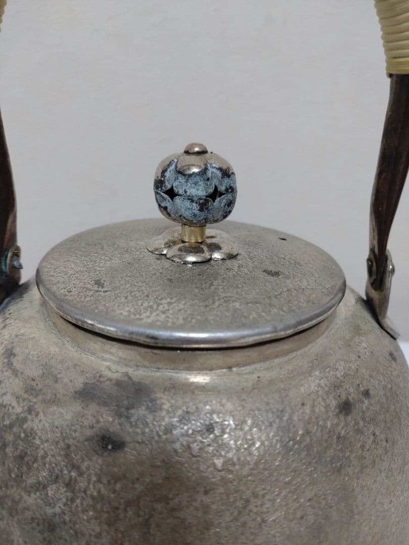 平安銅政 湯沸 共箱 茶道具 煎茶道具 急須 茶注 薬缶