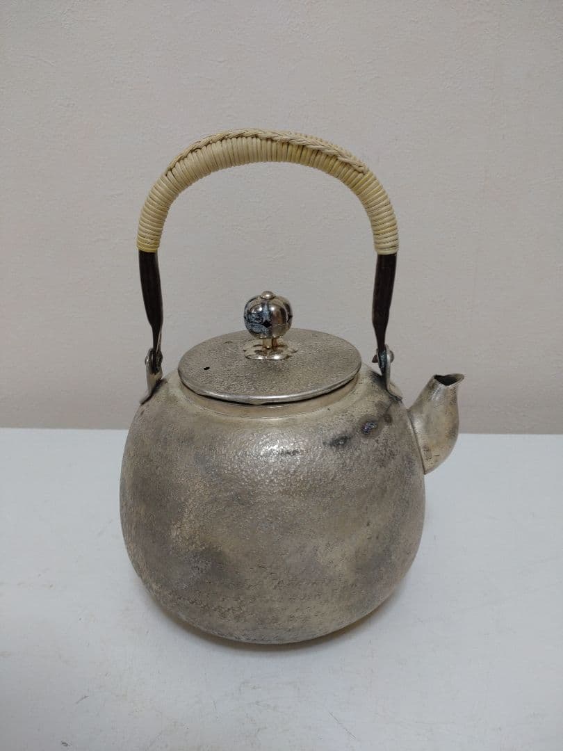 平安銅政 湯沸 共箱 茶道具 煎茶道具 急須 茶注 薬缶