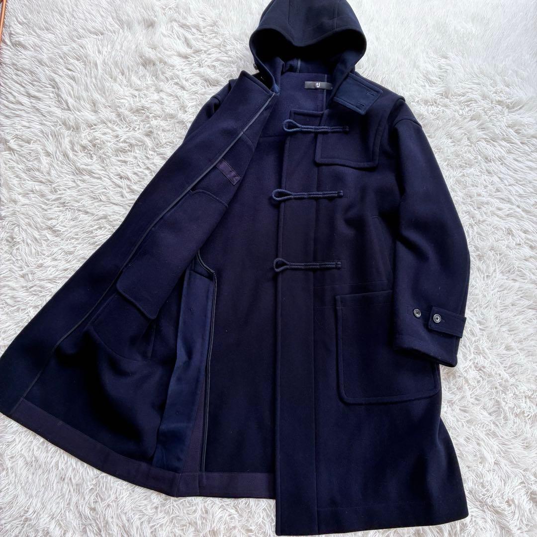 【美品✨】+J ユニクロ　ウール オーバーサイズ ダッフルコート　L