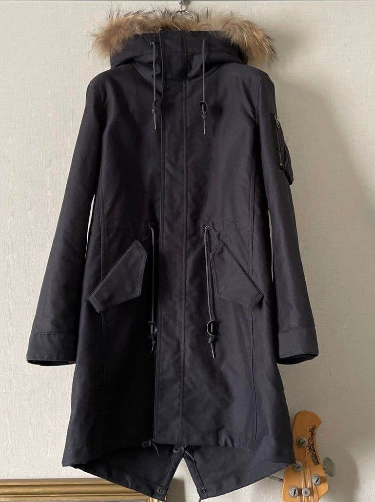（最終値下げ）STUDIOUS モッズコート ボアライナー付き　黒