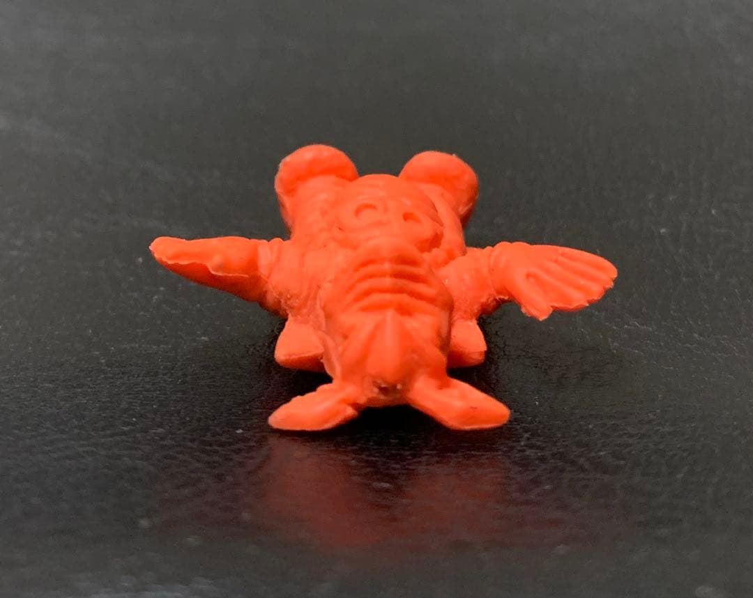 ウルトラ怪獣消しゴム　バイブ星人（橙色）　ポピー　当時物　希少　昭和レトロ