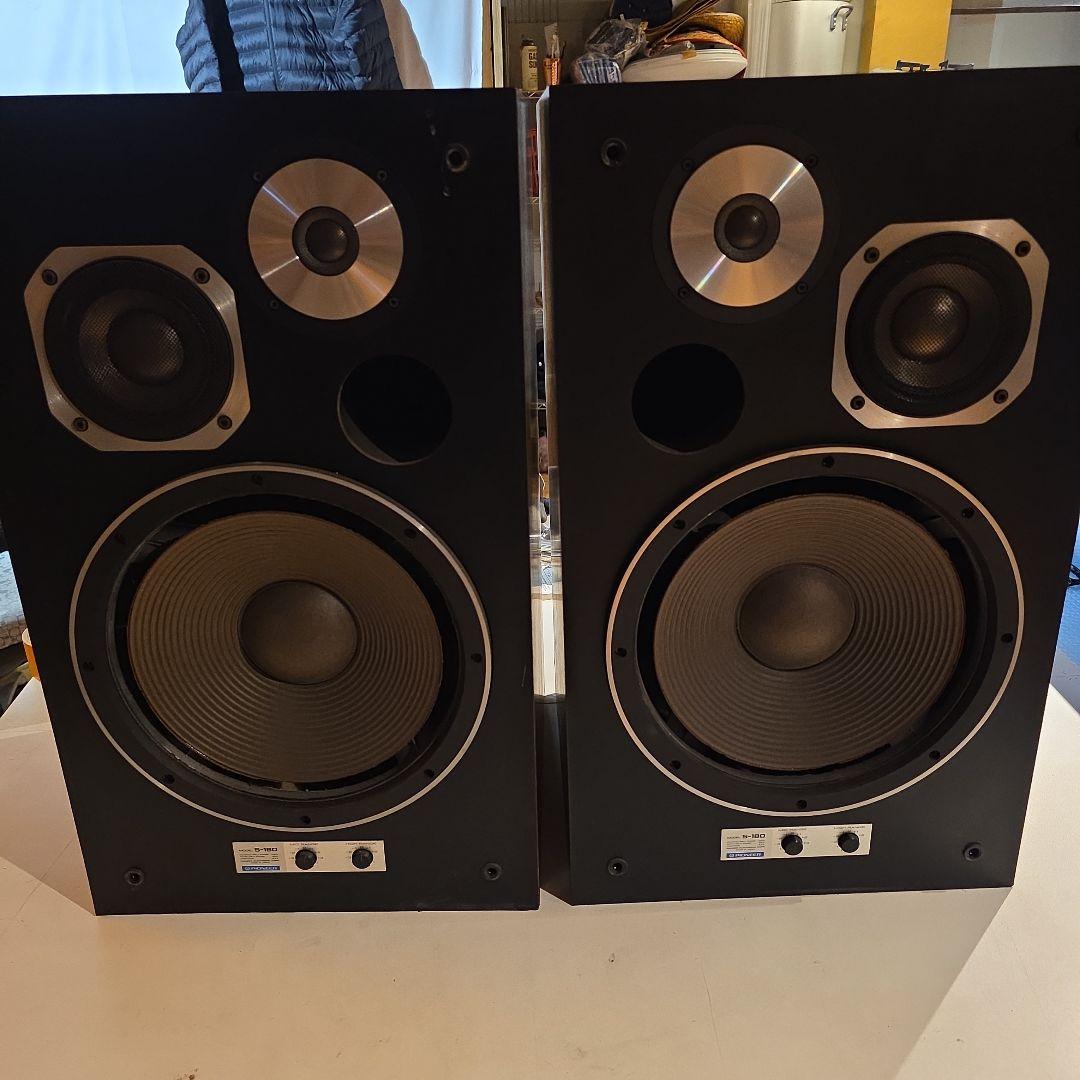希少 Pioneer S-180 ステレオスピーカー ヴィンテージ