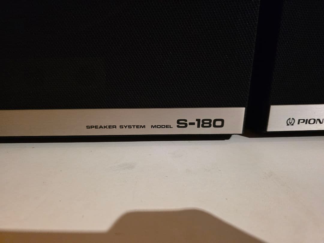 希少 Pioneer S-180 ステレオスピーカー ヴィンテージ