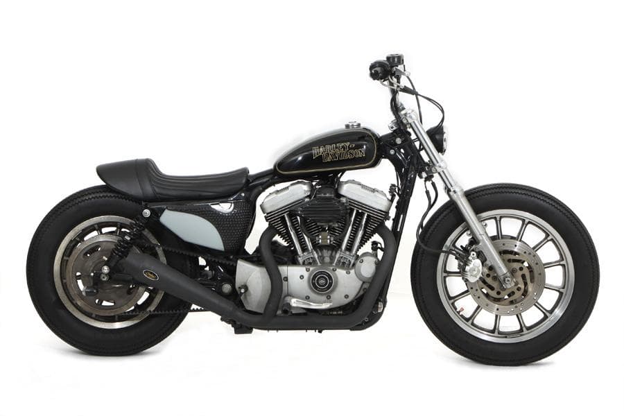 美品アルミ製ピーナッツタンクXL04～06年スポーツスター黒ハーレー