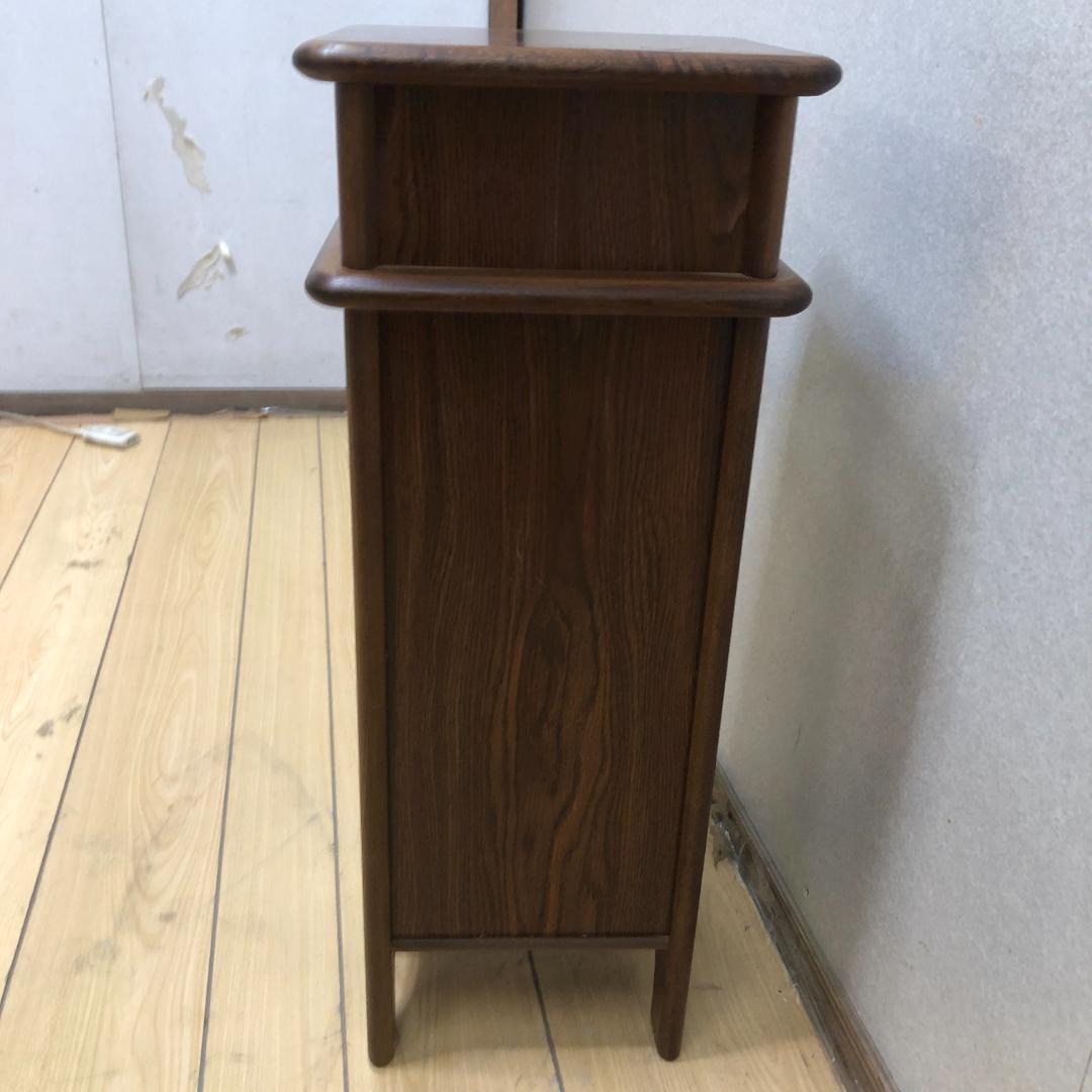 美品 カリモク 電話台 オールドカリモク アンティーク 88192-1-③