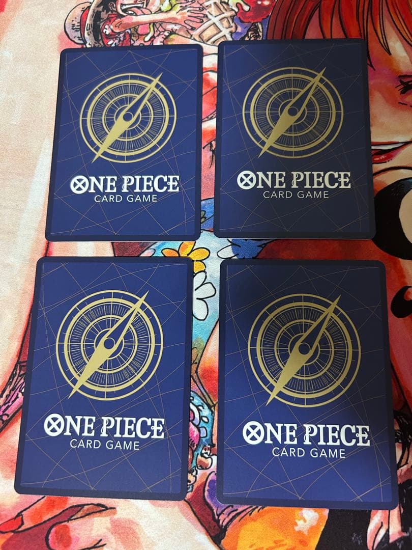 ワンピースカード ルフィ プロモ 4枚