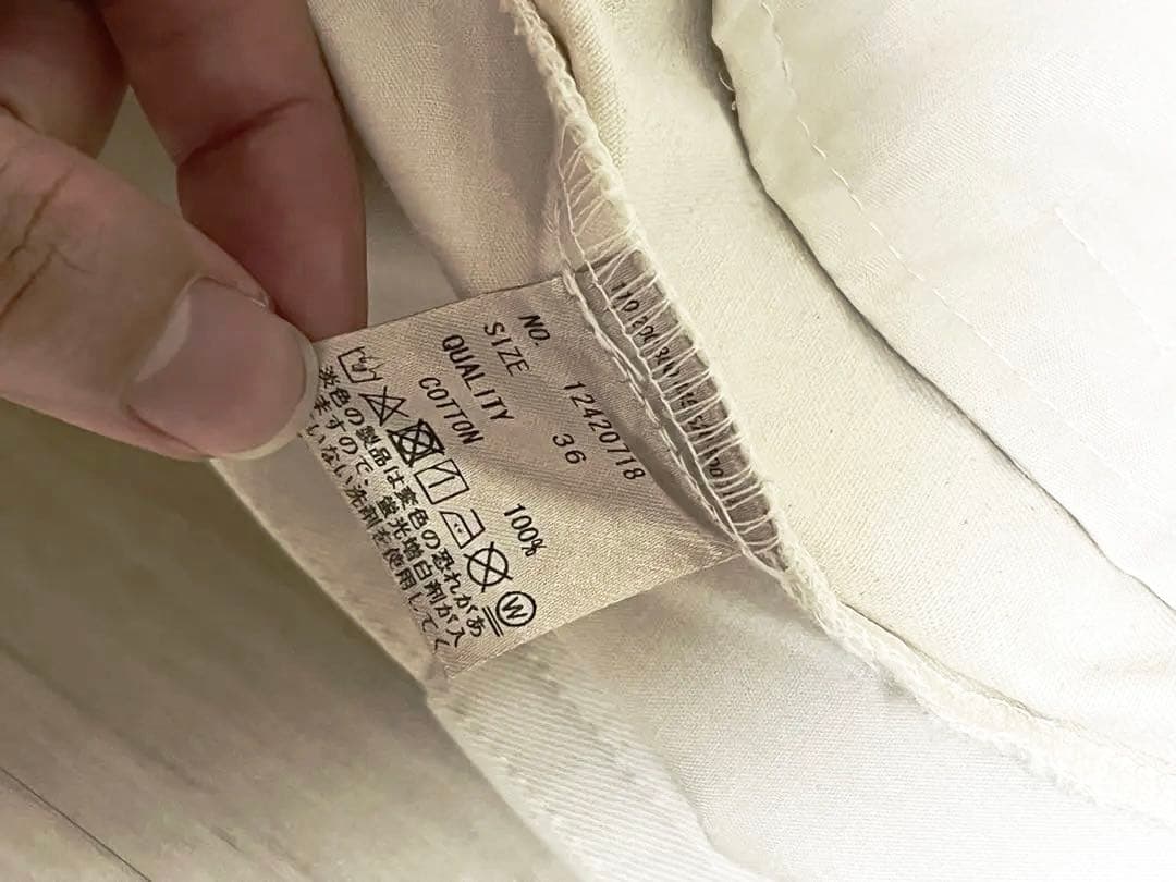 TODAYFUL Doubletuck Chino Pants エクリュ　36