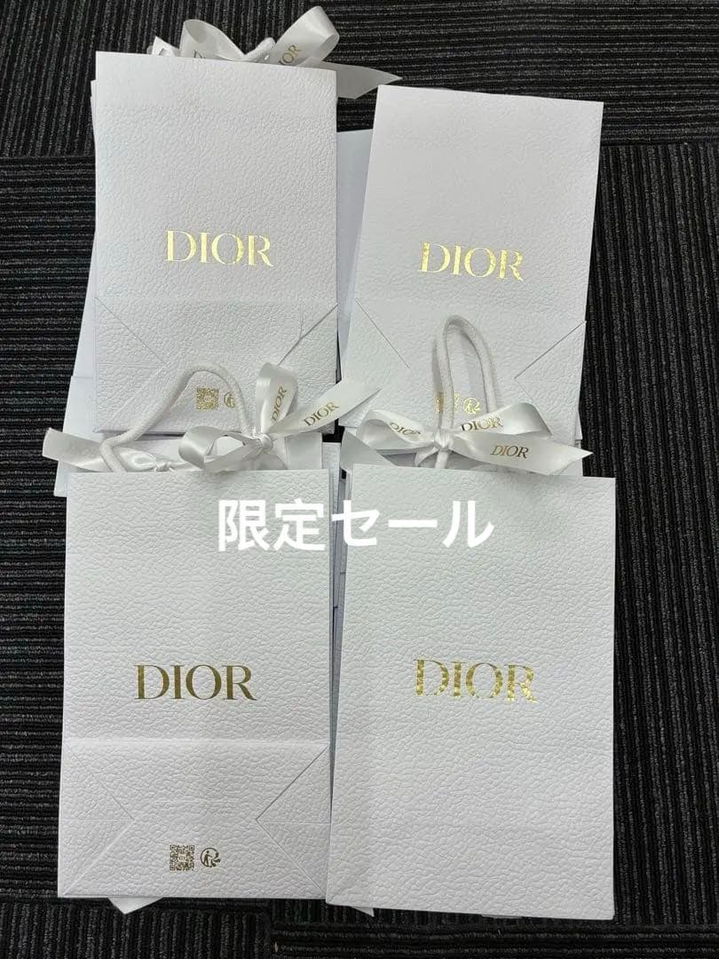 国内正規品　ディオール ショッパー　リポン付き　紙袋　100枚