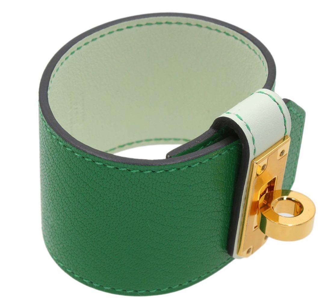 K2549 未使用!! エルメス ケリー ツイスト GM ワイド ブレスレット