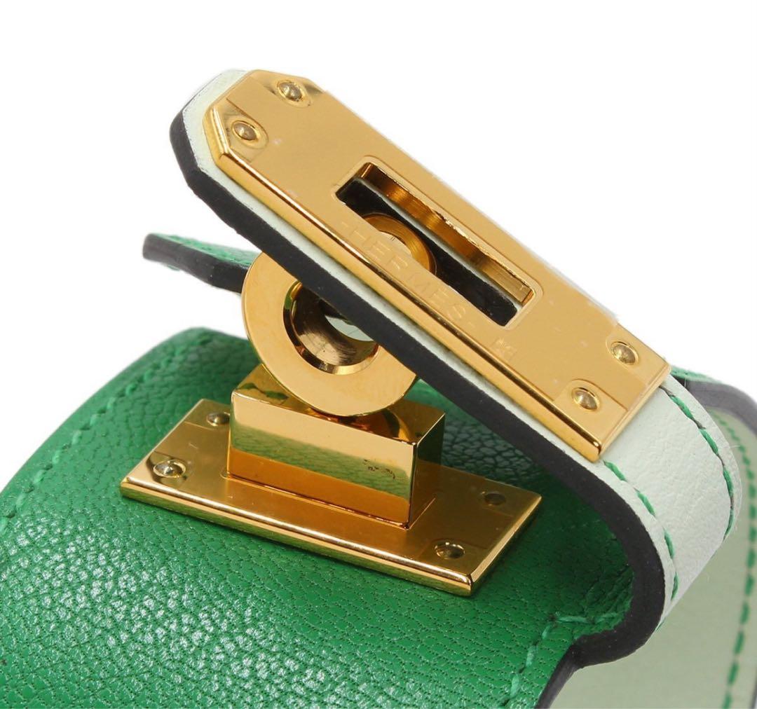 K2549 未使用!! エルメス ケリー ツイスト GM ワイド ブレスレット