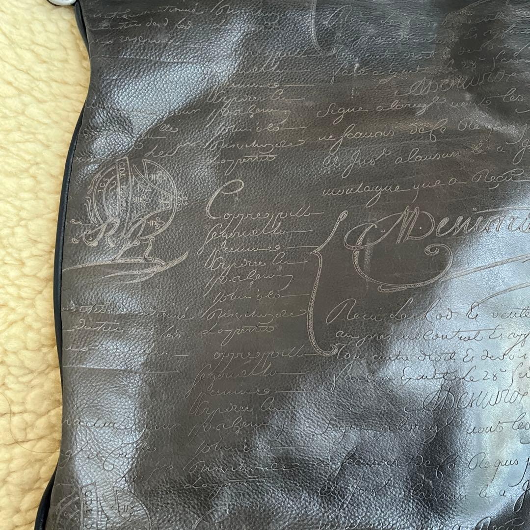 ベルルッティクラッチバッグ　黒茶