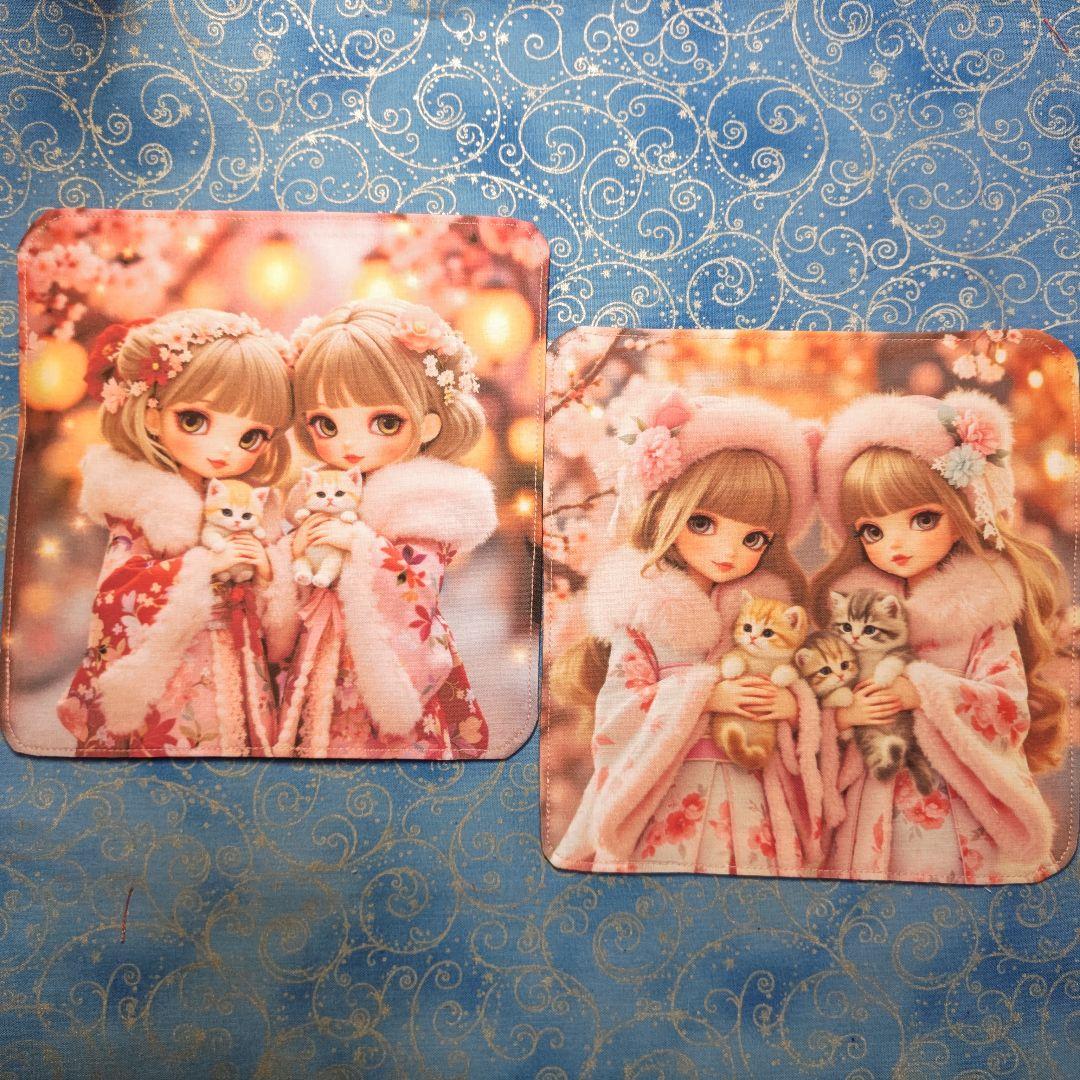 ★CHIYO★　ハンカチ　女の子柄　23枚