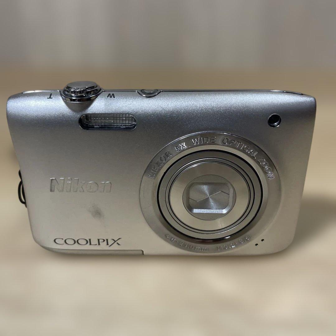 Nikon COOLPIX S2900 シルバー 動作確認済 コンデジ
