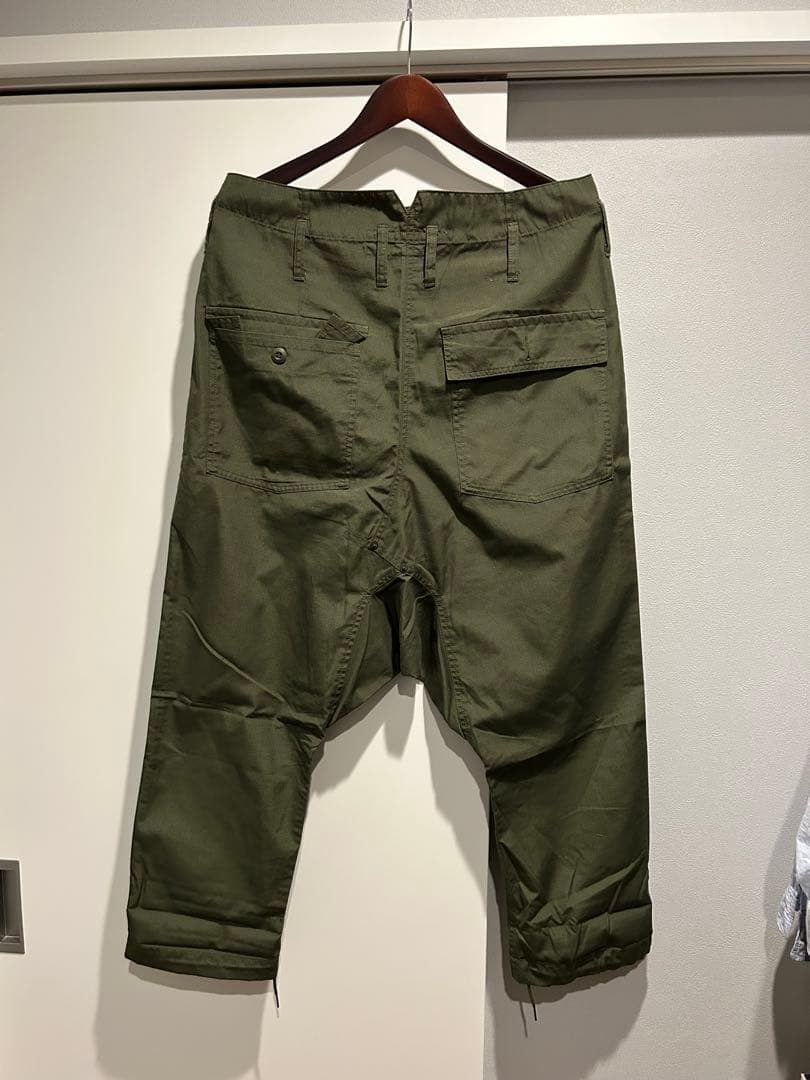 GANRYU サルエルパンツ Lサイズ オリーブ　希少！状態良好！