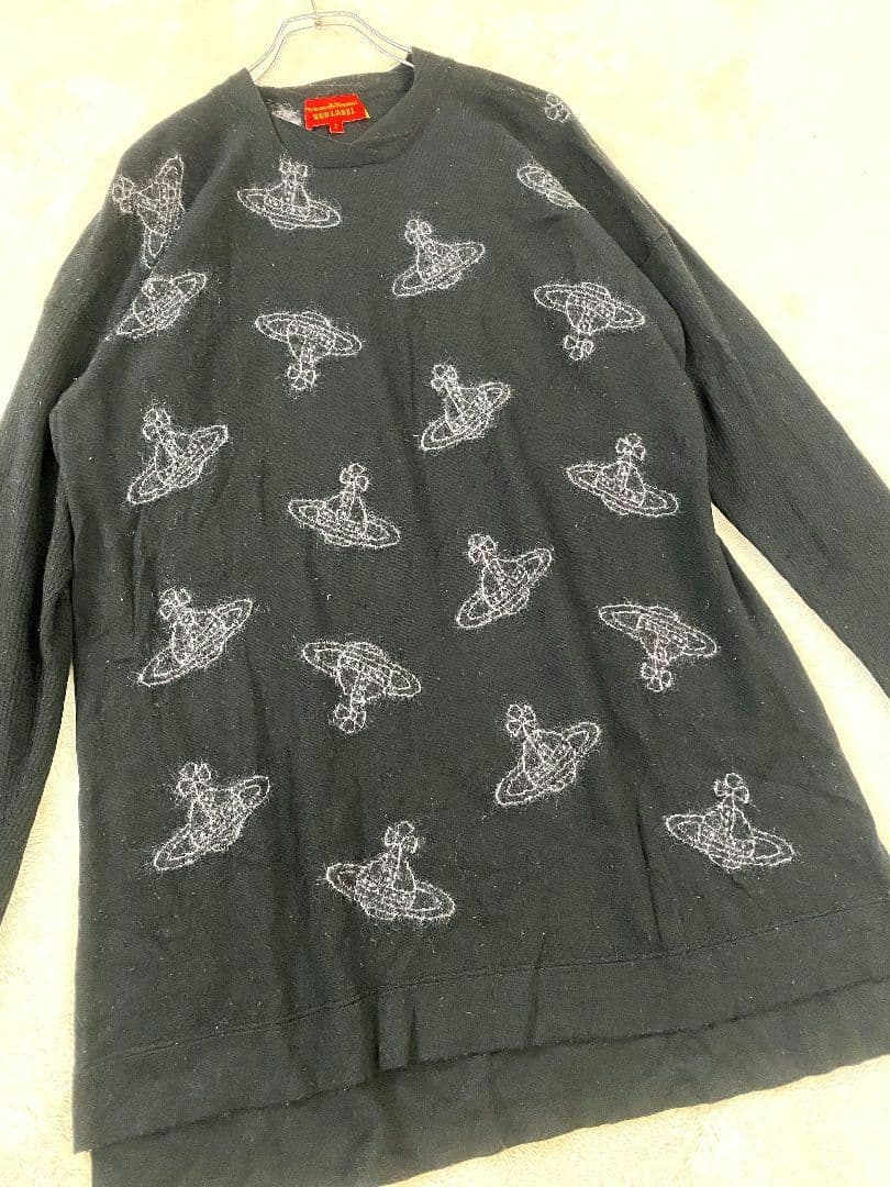 Vivienne Westwood RED LABEL オーブ柄ニットワンピース