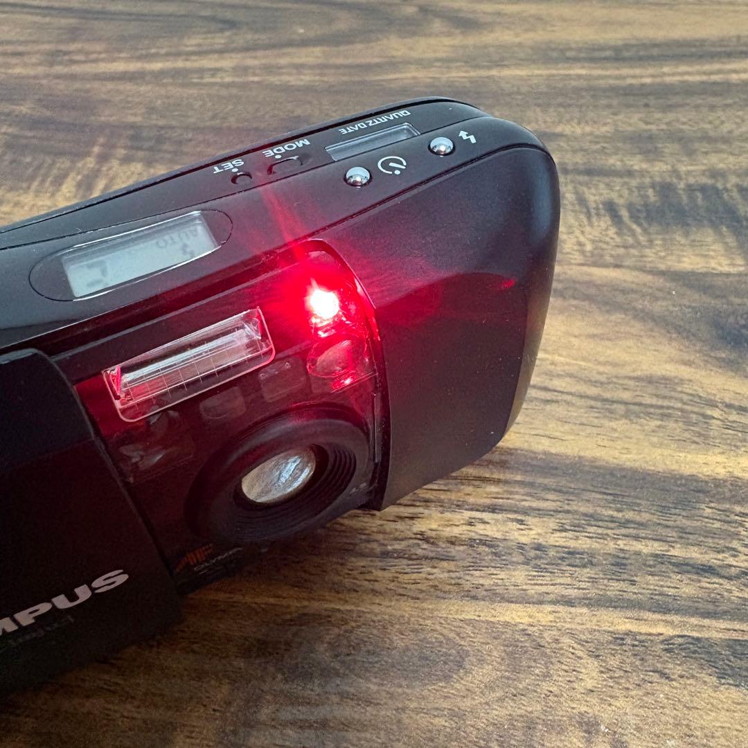 【動作品】OLYMPUS μ 【mju:】ミュー 単焦点 初代 フィルムカメラ