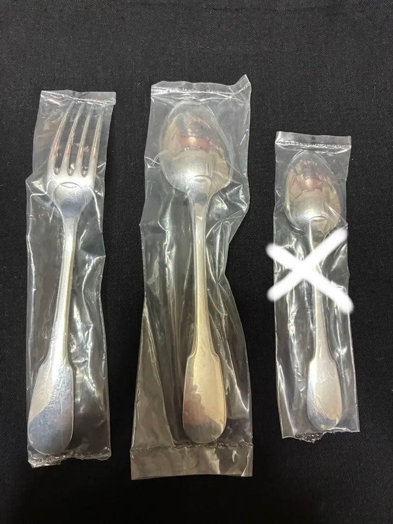 クリストフルデザート用ピース2本セット新品未使用