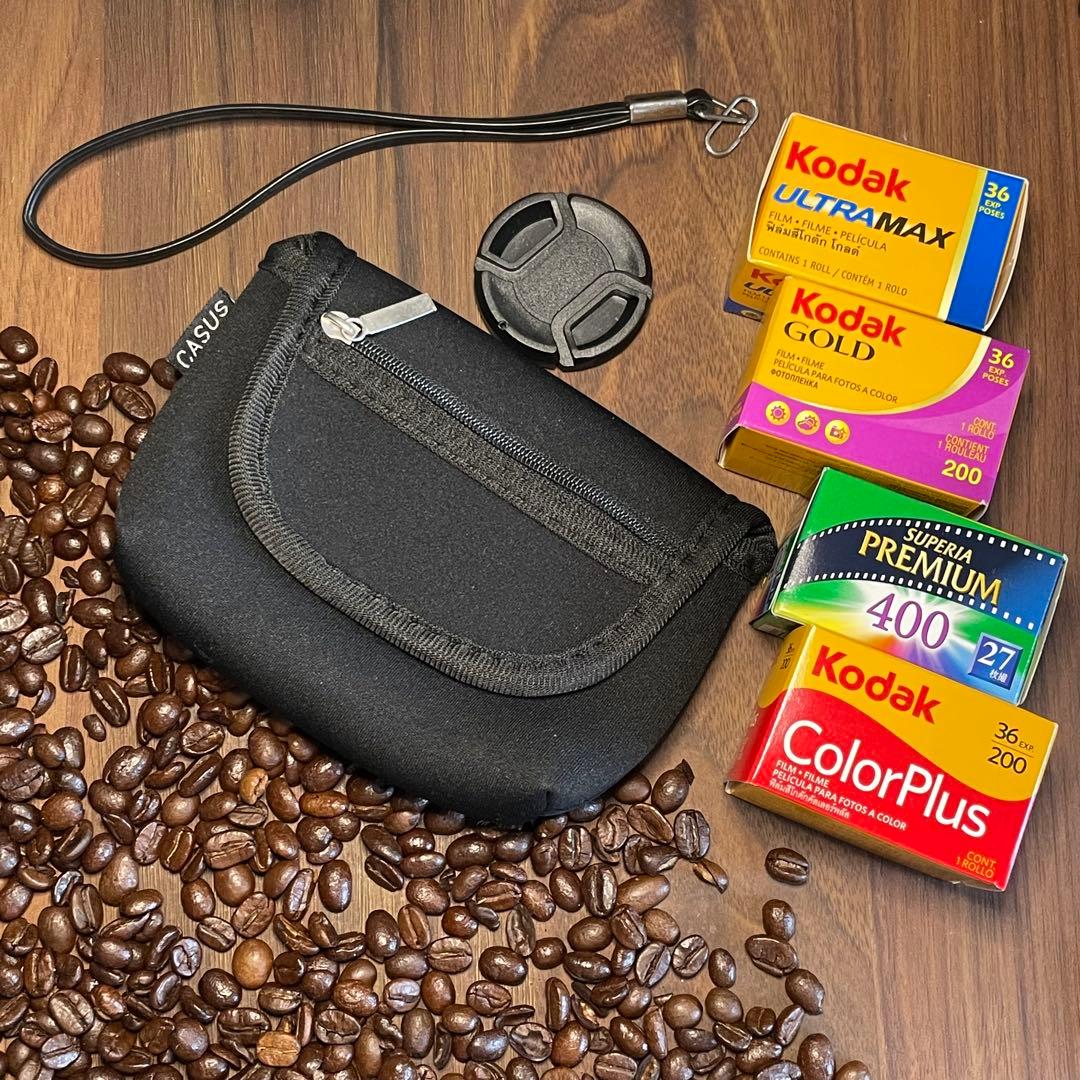 ✴️本日限定✴️シボ革グリーンレザー✴️実写・分解整備済✴️オリンパスPEN EE-3