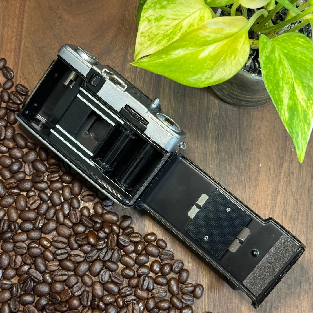 ✴️本日限定✴️シボ革グリーンレザー✴️実写・分解整備済✴️オリンパスPEN EE-3