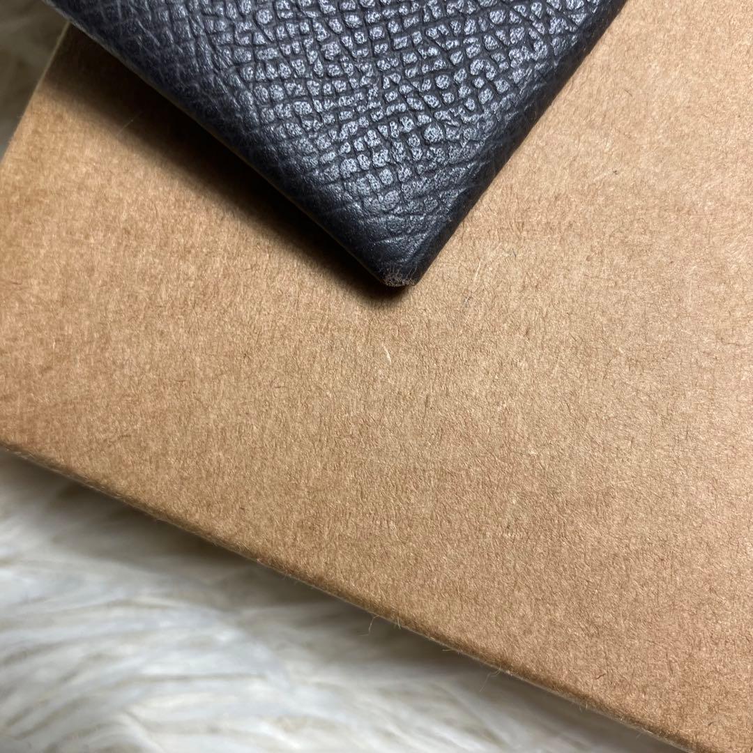 【美品】 HERMES バスティア ケース ダークブラウン