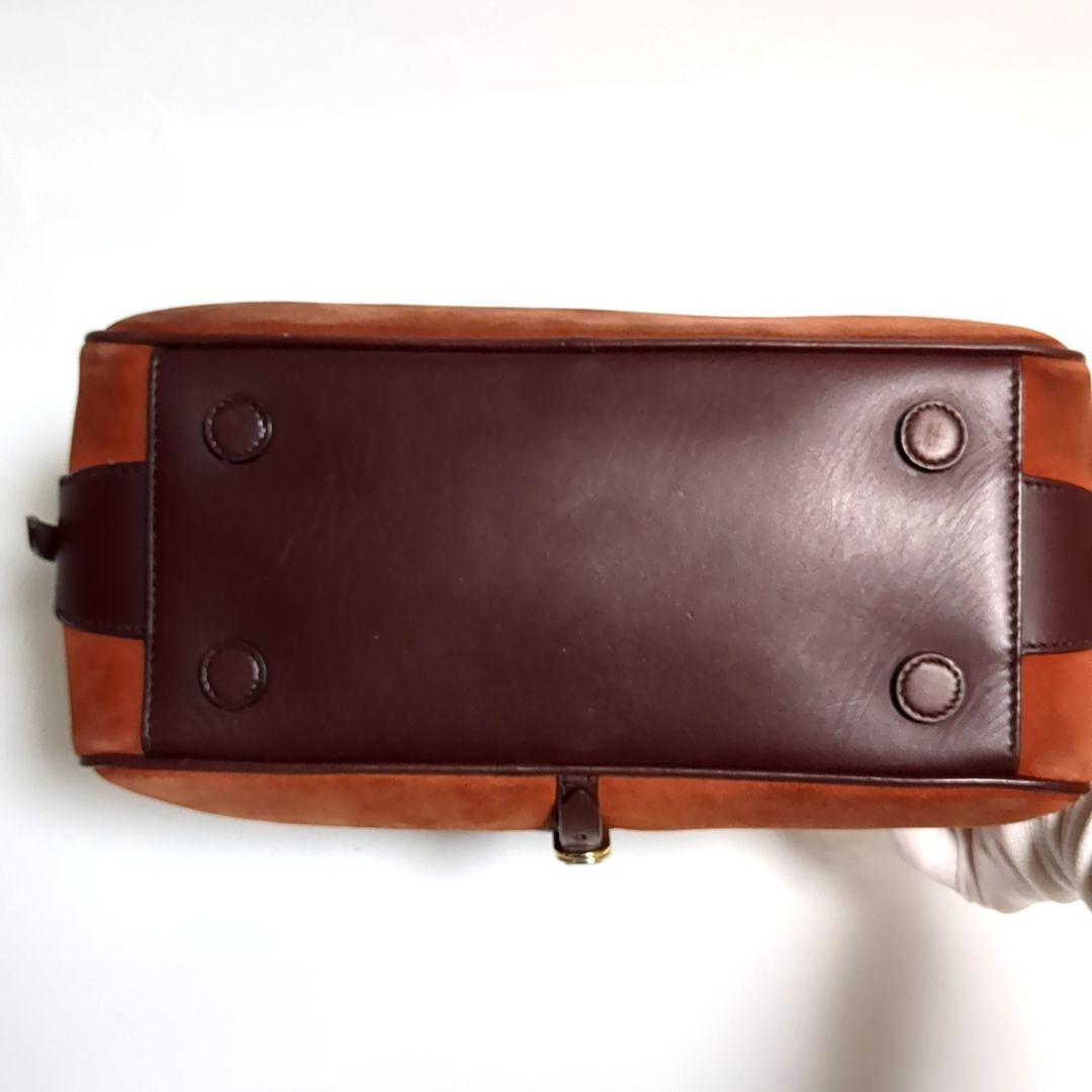 ✨ジミーチュウ✨ハンドバッグ ヴァレンヌ スエード ブラウン レザー