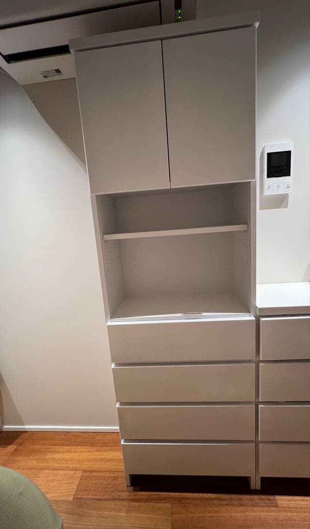 【大川家具】ランドリー収納 完成品 国産 幅60cm 薄型 ハイタイプ 隙間収納