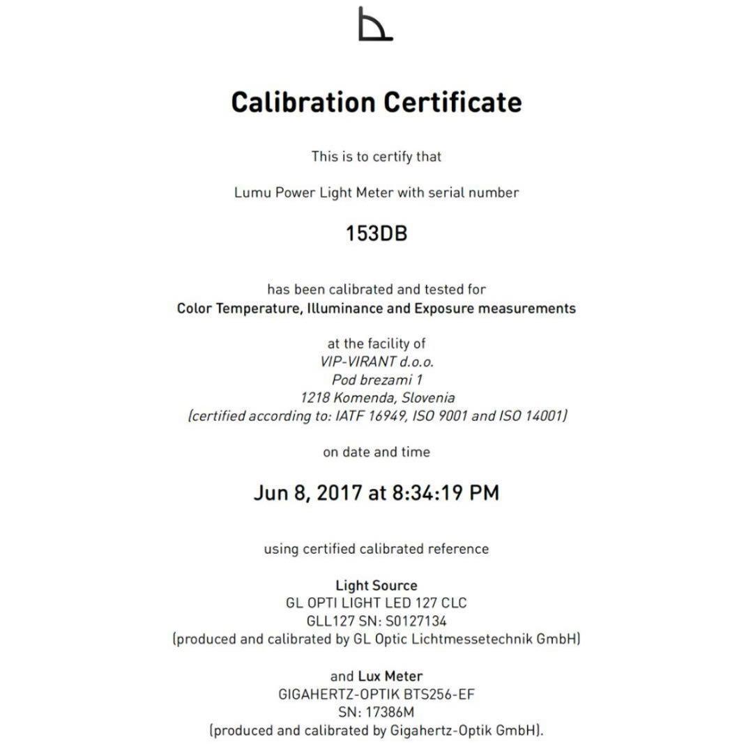 iPhone用 LUMU POWER カラーメーター 露出計 照度計