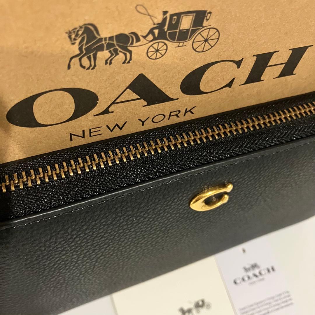 新品❤️コーチ　アコーディオン長財布　cc489