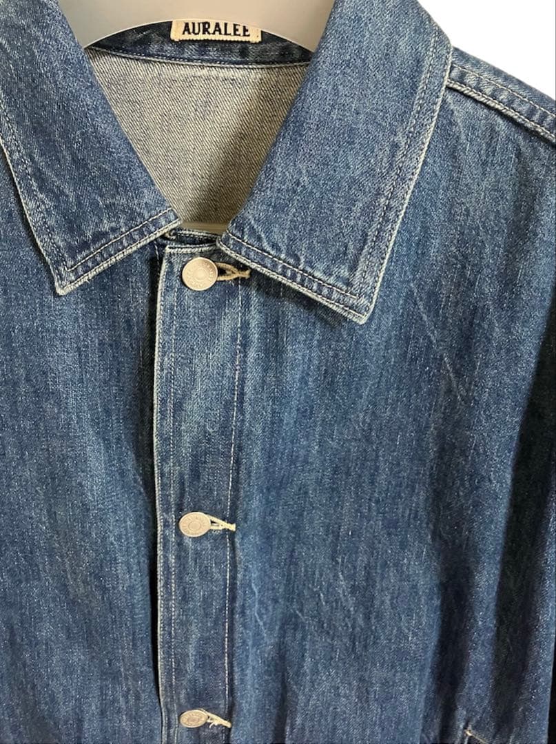 【AURALEE】Selvedge Light Denim Blouson