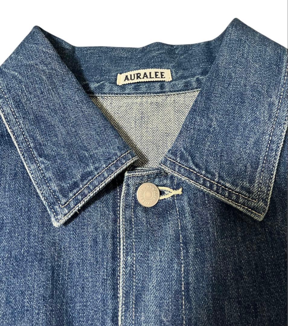 【AURALEE】Selvedge Light Denim Blouson