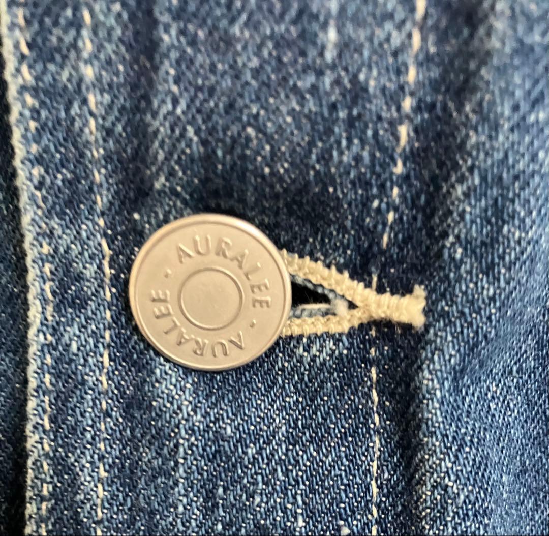【AURALEE】Selvedge Light Denim Blouson