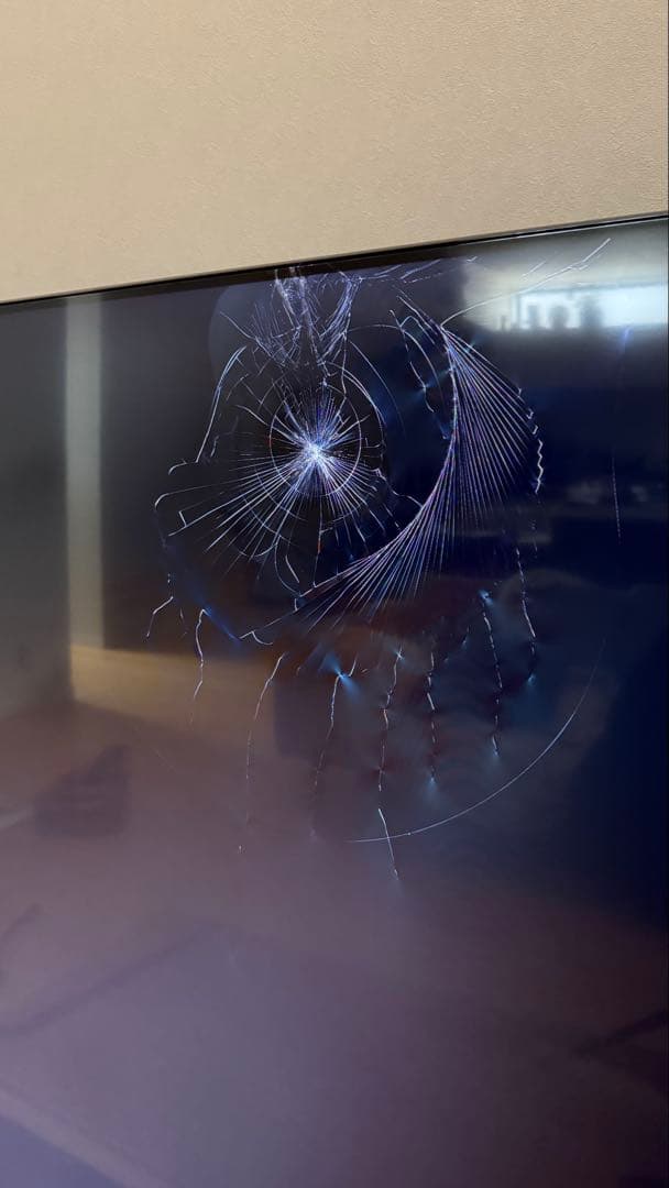 ソニー ブラビア 65型 画面割れ ジャンク KJ-65X80K 2022年製